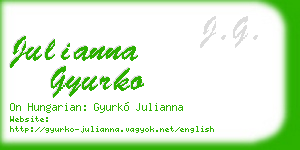 julianna gyurko business card